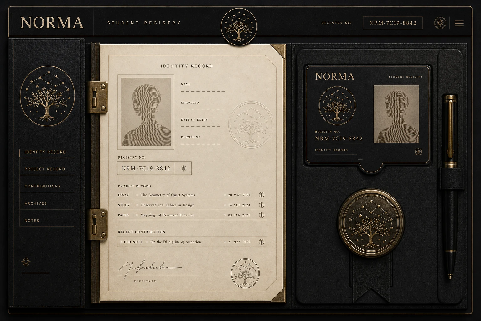 NORMA 学员身份与档案记录